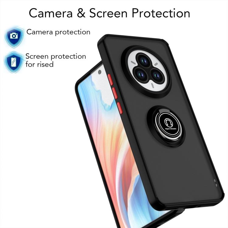 For Realme 14 Pro Q Shadow 1 Series TPU + PC Phone Case with Ring