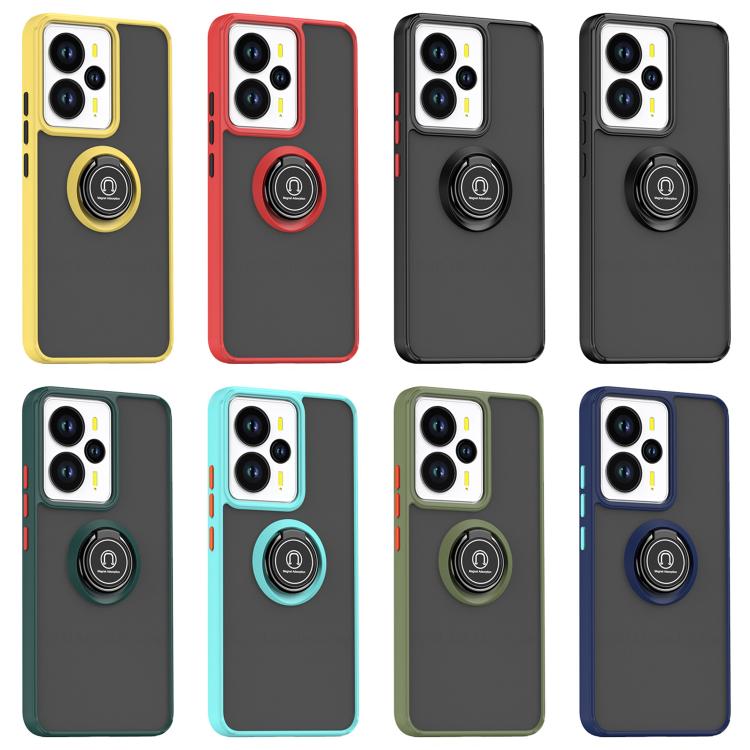 For Realme 14 5G Global Q Shadow 1 Series TPU + PC Phone Case with Ring
