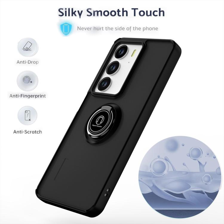 For Realme C75 4G / 14x Global Q Shadow 1 Series TPU + PC Phone Case with Ring