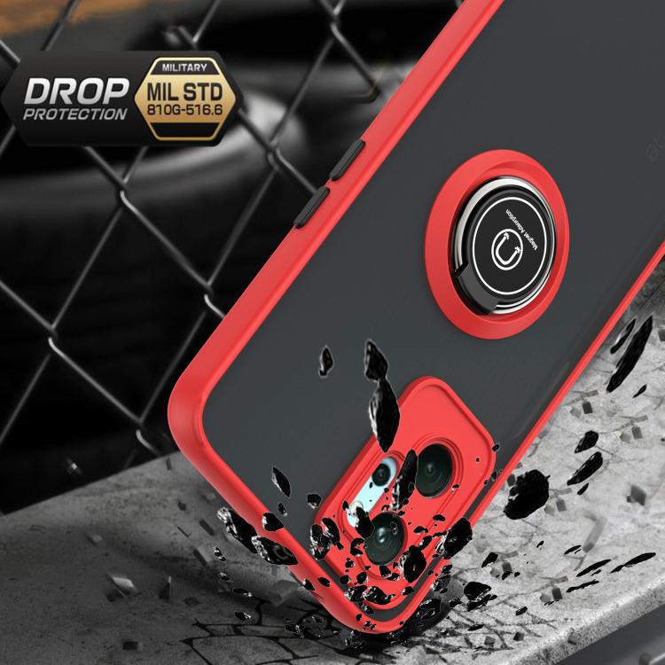 For Realme 9i 4G / OPPO A36 Q Shadow 1 Series TPU + PC Phone Case with Ring