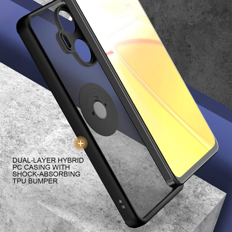 For Realme C55 4G Q Shadow 1 Series TPU + PC Phone Case with Ring