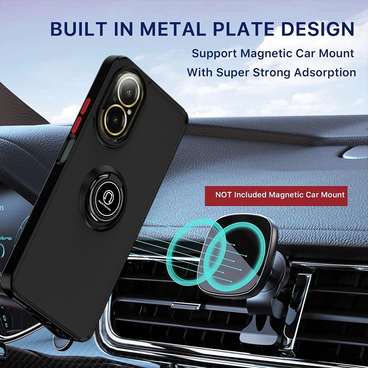 For Realme C67 4G Q Shadow 1 Series TPU + PC Phone Case with Ring