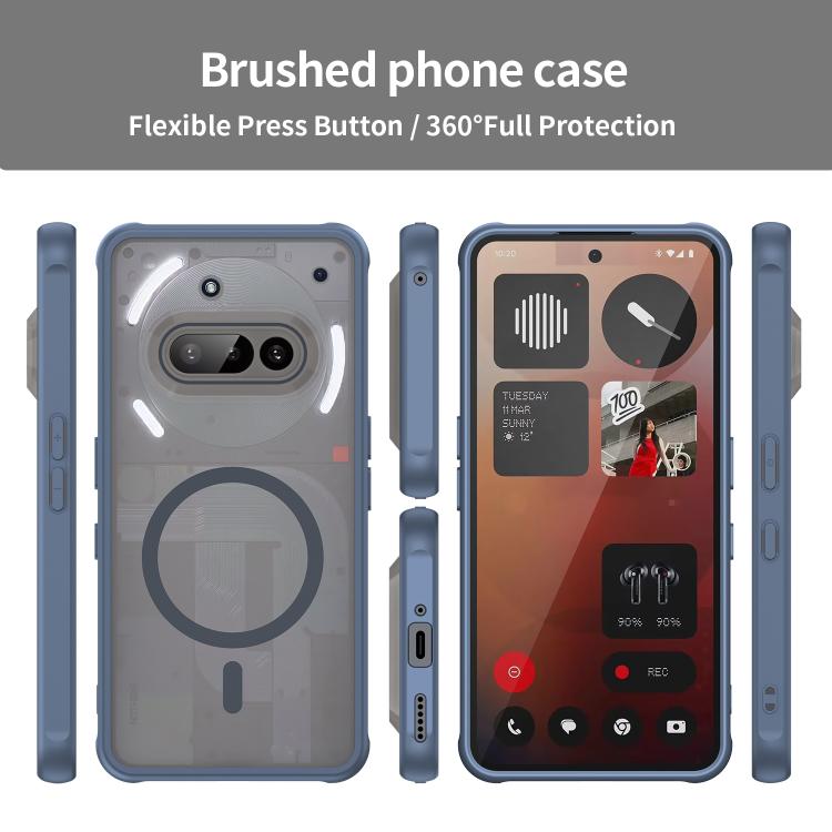 For Nothing Phone 3a Fan Dun Series TPU Hybrid PC Frosted Magsafe Phone Case