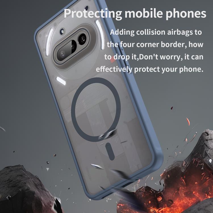 For Nothing Phone 3a Fan Dun Series TPU Hybrid PC Frosted Magsafe Phone Case