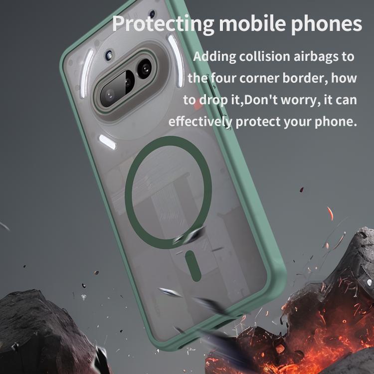For Nothing Phone 3a Fan Dun Series TPU Hybrid PC Frosted Magsafe Phone Case