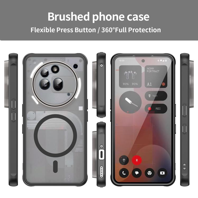 For Nothing Phone 3a Pro Fan Dun Series TPU Hybrid PC Frosted Magsafe Phone Case