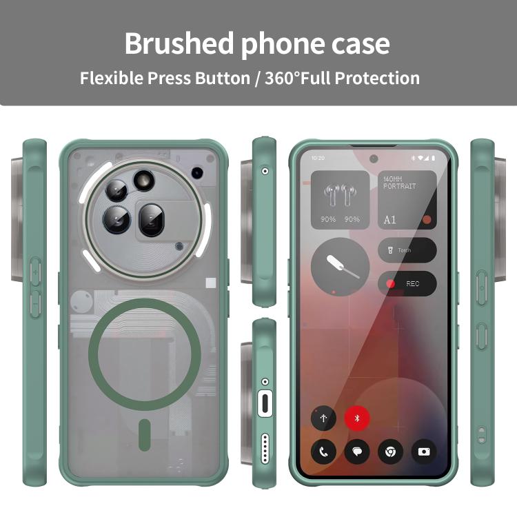 For Nothing Phone 3a Pro Fan Dun Series TPU Hybrid PC Frosted Magsafe Phone Case