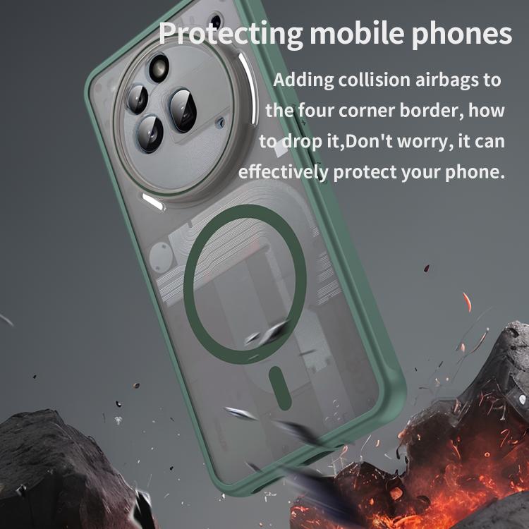 For Nothing Phone 3a Pro Fan Dun Series TPU Hybrid PC Frosted Magsafe Phone Case