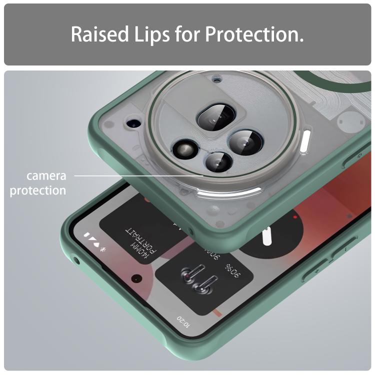 For Nothing Phone 3a Pro Fan Dun Series TPU Hybrid PC Frosted Magsafe Phone Case