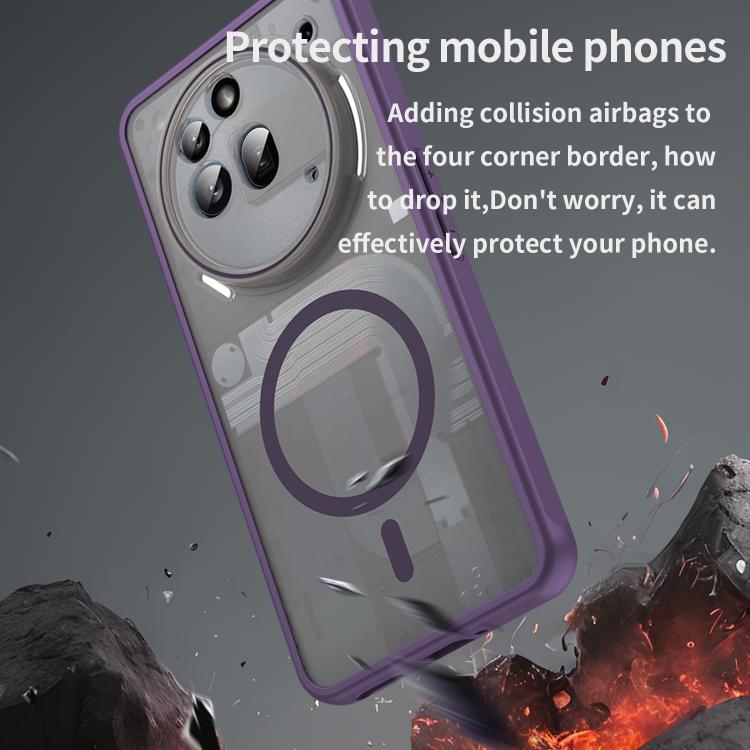 For Nothing Phone 3a Pro Fan Dun Series TPU Hybrid PC Frosted Magsafe Phone Case