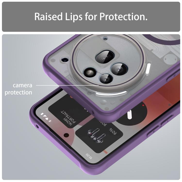 For Nothing Phone 3a Pro Fan Dun Series TPU Hybrid PC Frosted Magsafe Phone Case