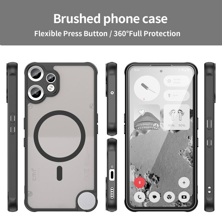 For Nothing CMF Phone 2 Pro Fan Dun Series TPU Hybrid PC Frosted Magsafe Phone Case