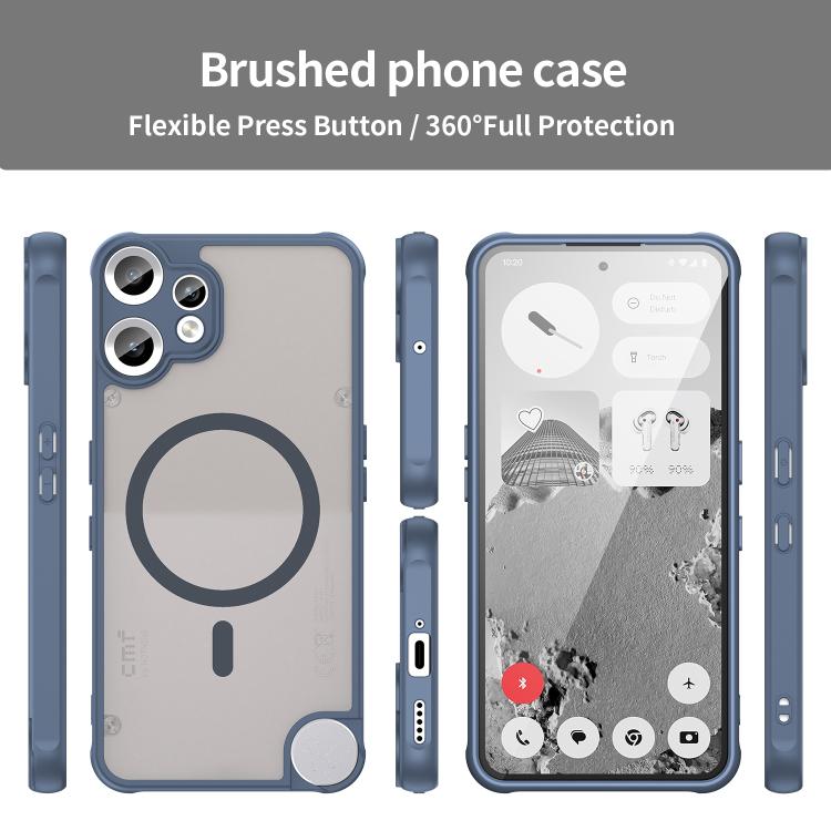 For Nothing CMF Phone 2 Pro Fan Dun Series TPU Hybrid PC Frosted Magsafe Phone Case