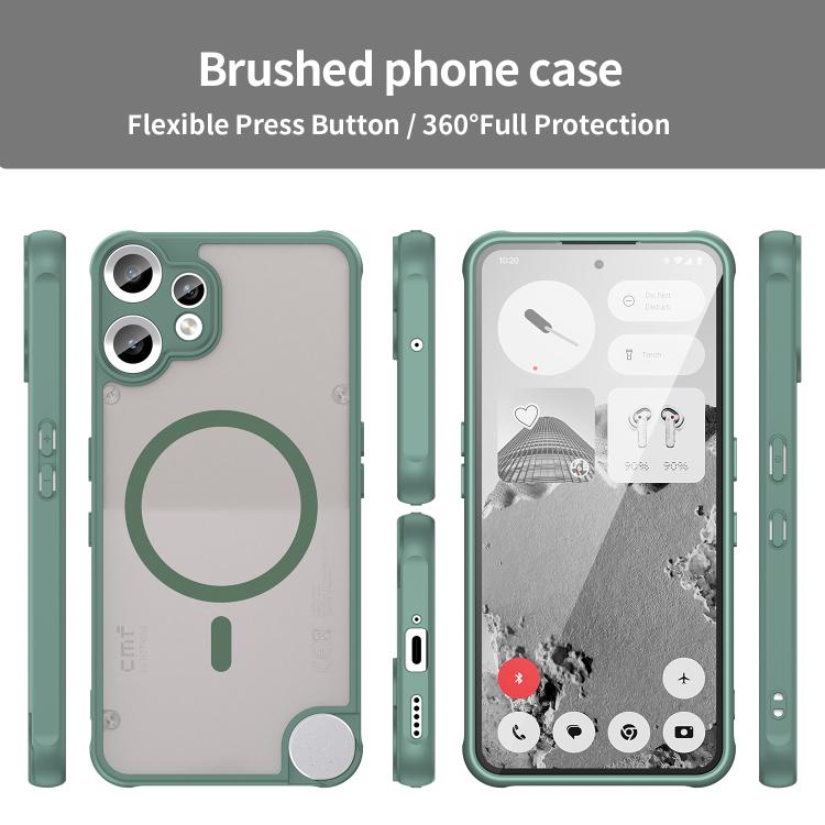 For Nothing CMF Phone 2 Pro Fan Dun Series TPU Hybrid PC Frosted Magsafe Phone Case