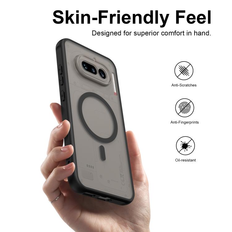For Nothing Phone 4a Fan Dun Series TPU Hybrid PC Frosted Magsafe Phone Case