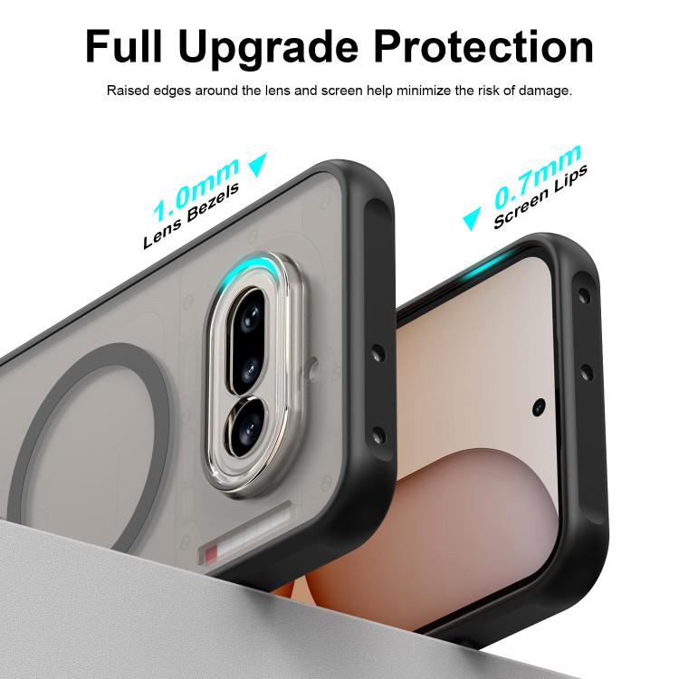 For Nothing Phone 4a Fan Dun Series TPU Hybrid PC Frosted Magsafe Phone Case