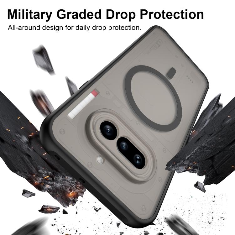For Nothing Phone 4a Fan Dun Series TPU Hybrid PC Frosted Magsafe Phone Case