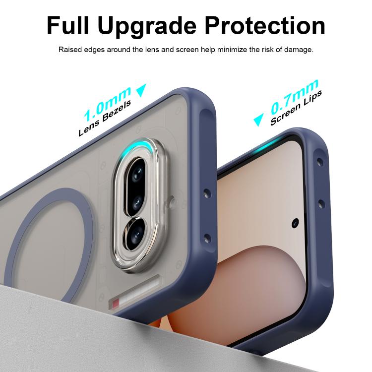 For Nothing Phone 4a Fan Dun Series TPU Hybrid PC Frosted Magsafe Phone Case