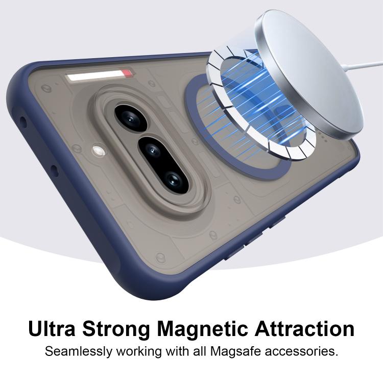 For Nothing Phone 4a Fan Dun Series TPU Hybrid PC Frosted Magsafe Phone Case