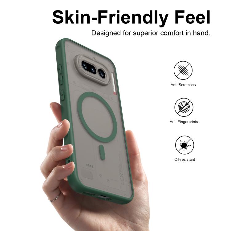 For Nothing Phone 4a Fan Dun Series TPU Hybrid PC Frosted Magsafe Phone Case