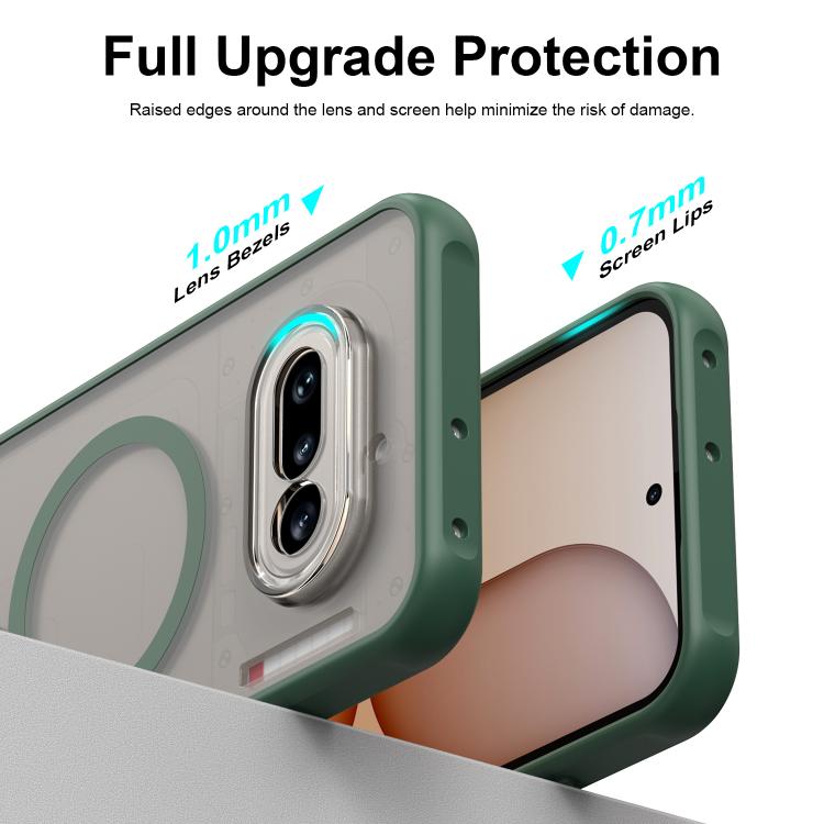 For Nothing Phone 4a Fan Dun Series TPU Hybrid PC Frosted Magsafe Phone Case
