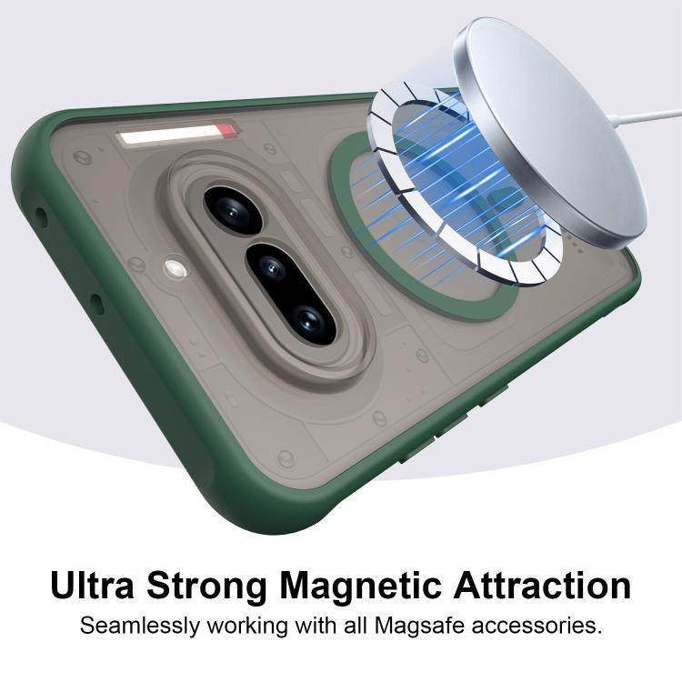 For Nothing Phone 4a Fan Dun Series TPU Hybrid PC Frosted Magsafe Phone Case