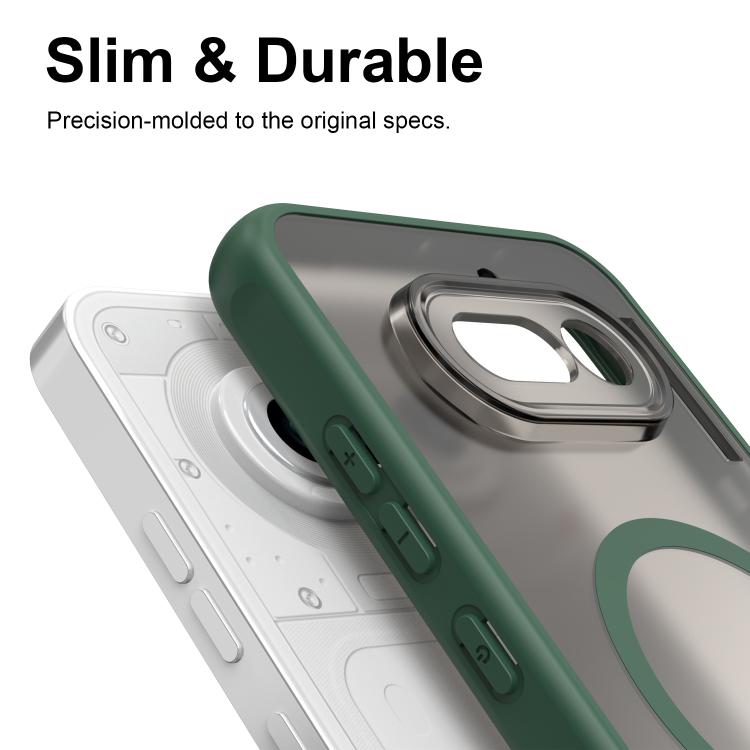For Nothing Phone 4a Fan Dun Series TPU Hybrid PC Frosted Magsafe Phone Case