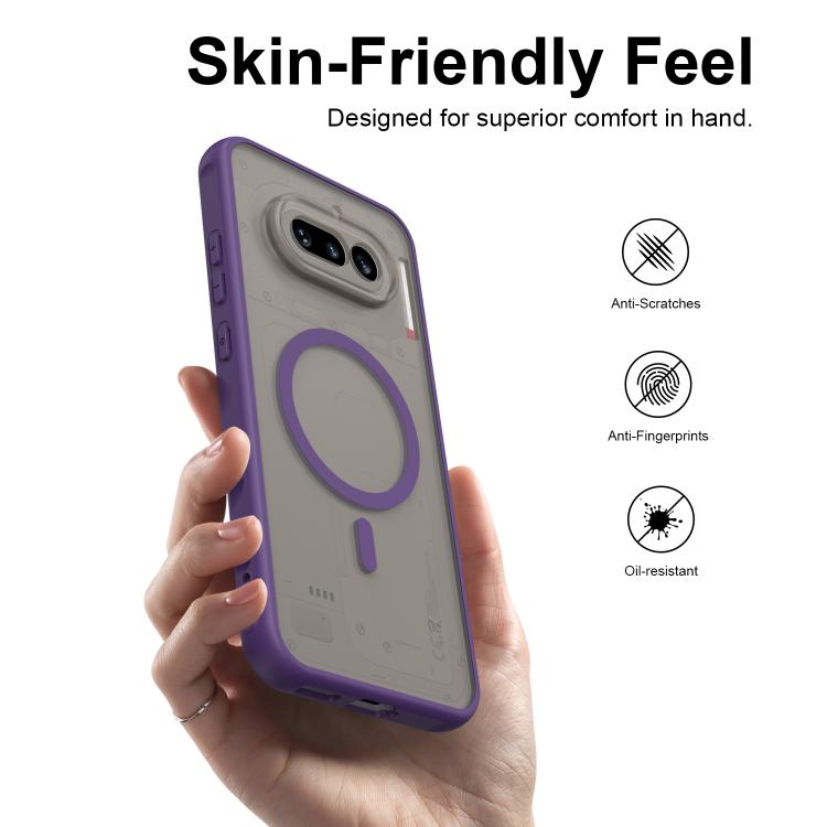 For Nothing Phone 4a Fan Dun Series TPU Hybrid PC Frosted Magsafe Phone Case
