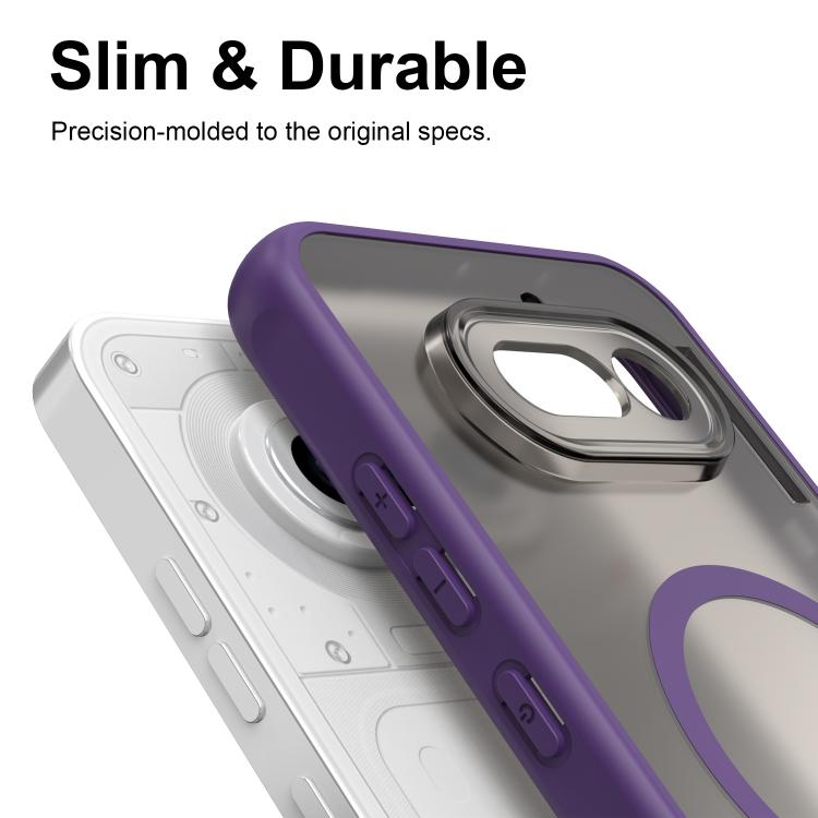 For Nothing Phone 4a Fan Dun Series TPU Hybrid PC Frosted Magsafe Phone Case