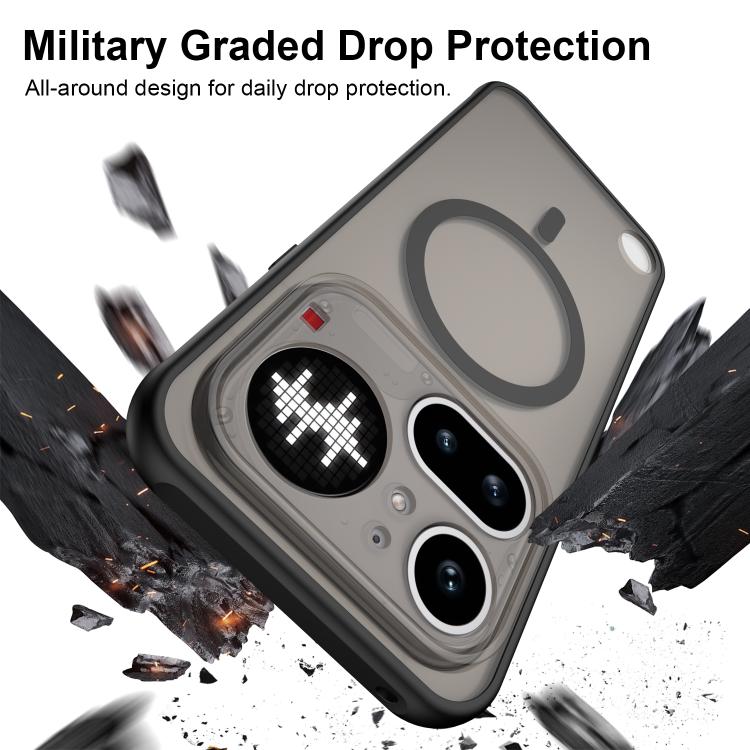 For Nothing Phone 4a Pro Fan Dun Series TPU Hybrid PC Frosted Magsafe Phone Case