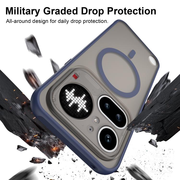For Nothing Phone 4a Pro Fan Dun Series TPU Hybrid PC Frosted Magsafe Phone Case