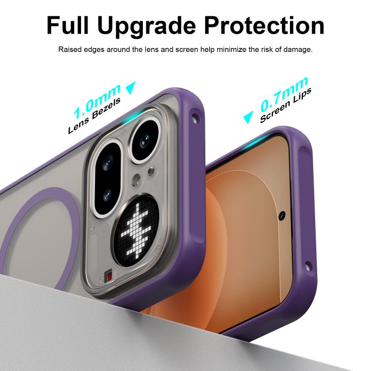 For Nothing Phone 4a Pro Fan Dun Series TPU Hybrid PC Frosted Magsafe Phone Case