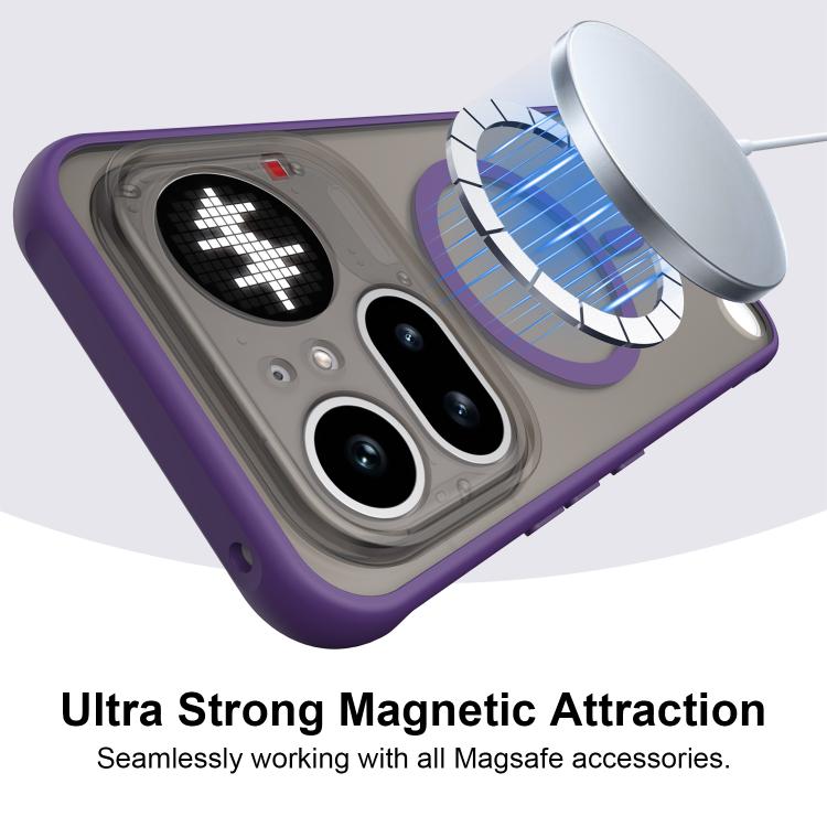 For Nothing Phone 4a Pro Fan Dun Series TPU Hybrid PC Frosted Magsafe Phone Case