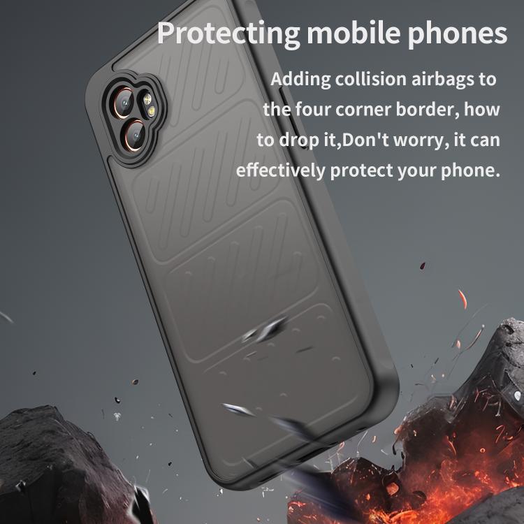 For Samsung Galaxy XCover7 Pro Fan Dun Series TPU Hybrid PC Frosted Phone Case