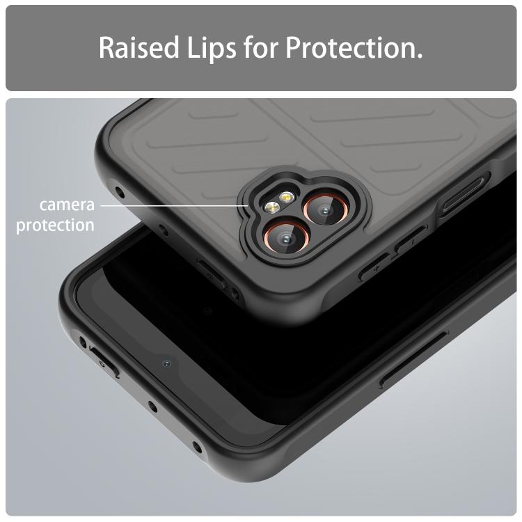 For Samsung Galaxy XCover7 Pro Fan Dun Series TPU Hybrid PC Frosted Phone Case