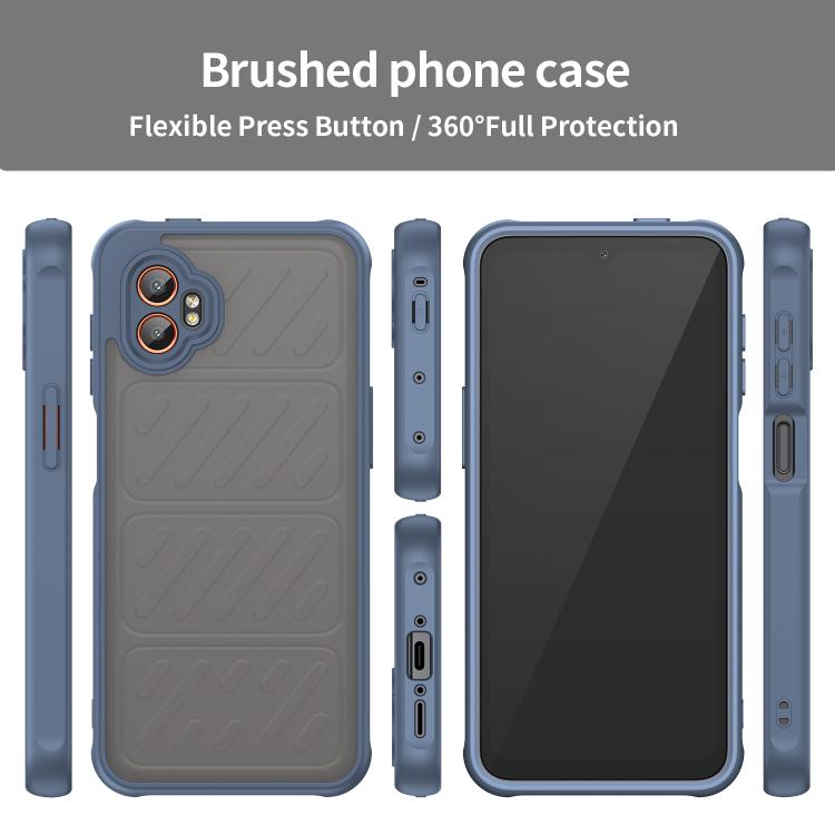 For Samsung Galaxy XCover7 Pro Fan Dun Series TPU Hybrid PC Frosted Phone Case