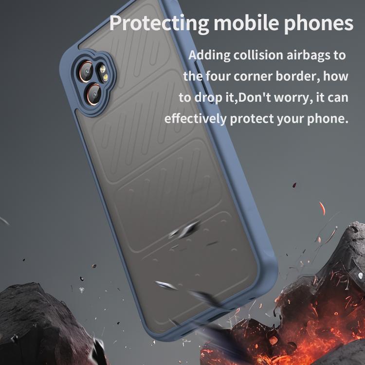 For Samsung Galaxy XCover7 Pro Fan Dun Series TPU Hybrid PC Frosted Phone Case