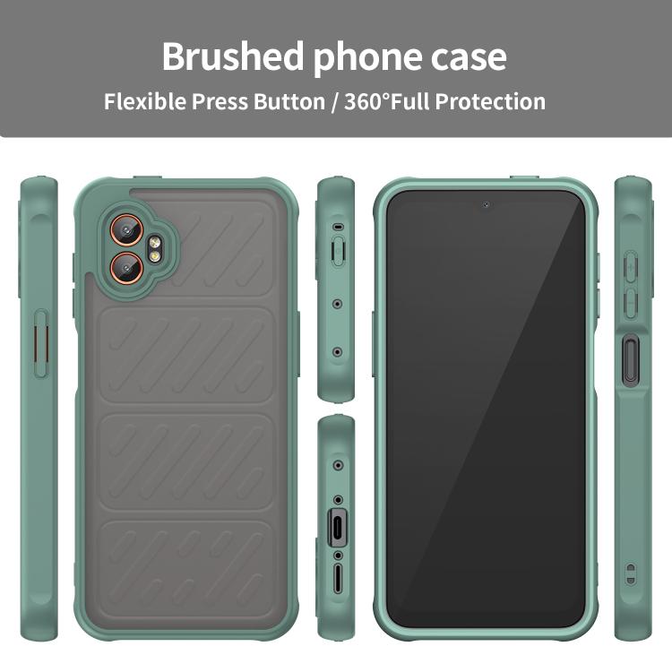 For Samsung Galaxy XCover7 Pro Fan Dun Series TPU Hybrid PC Frosted Phone Case