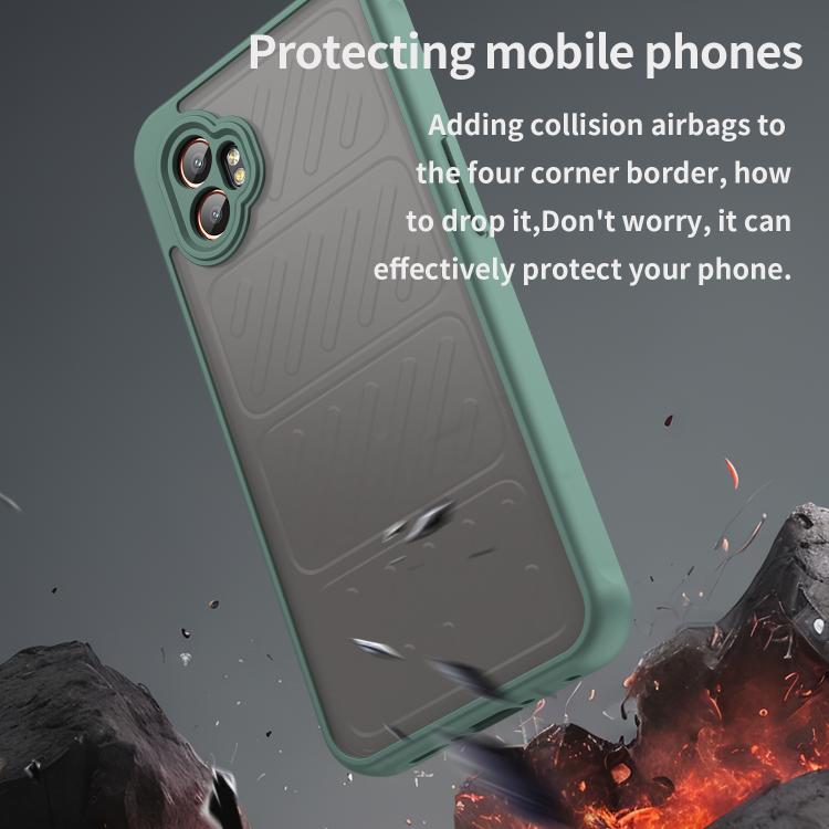 For Samsung Galaxy XCover7 Pro Fan Dun Series TPU Hybrid PC Frosted Phone Case