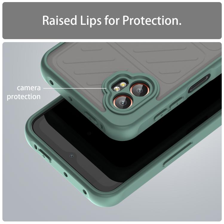 For Samsung Galaxy XCover7 Pro Fan Dun Series TPU Hybrid PC Frosted Phone Case