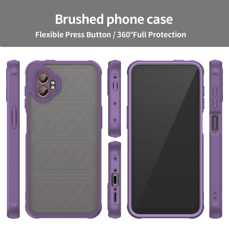 For Samsung Galaxy XCover7 Pro Fan Dun Series TPU Hybrid PC Frosted Phone Case