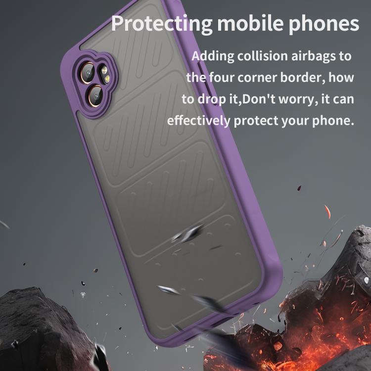 For Samsung Galaxy XCover7 Pro Fan Dun Series TPU Hybrid PC Frosted Phone Case