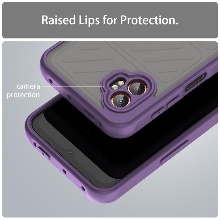 For Samsung Galaxy XCover7 Pro Fan Dun Series TPU Hybrid PC Frosted Phone Case