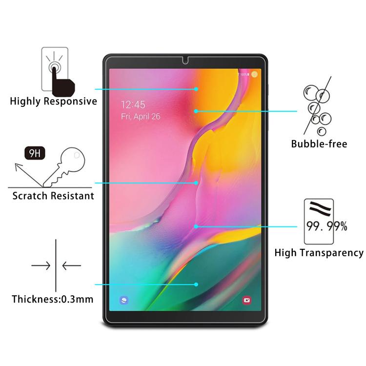 For Advan Tab A10 10.1 2pcs 9H 0.3mm Explosion-proof Tempered Glass Film