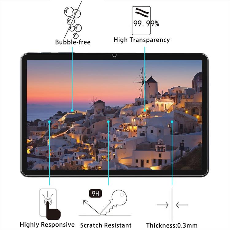 For Alphawolf LPad2 10.1 9H 0.3mm Explosion-proof Tempered Glass Film