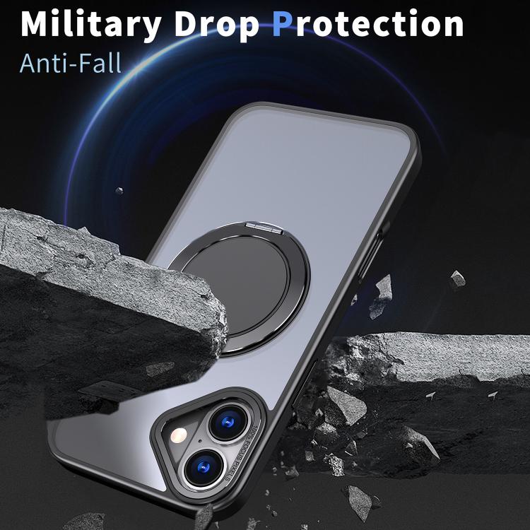 For iPhone 16 360-degree Rotating MagSafe Magnetic Holder Phone Case