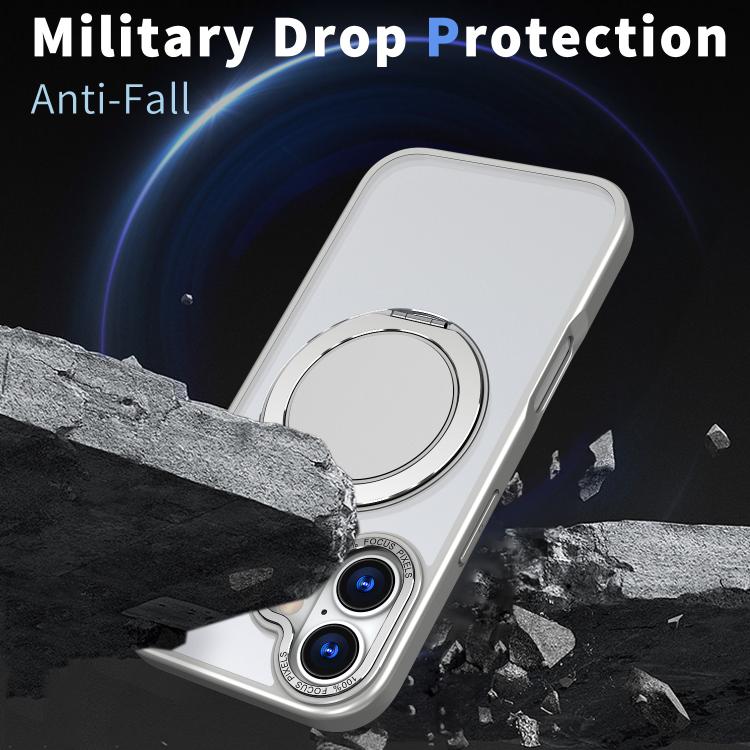 For iPhone 17 360-degree Rotating MagSafe Magnetic Holder Phone Case