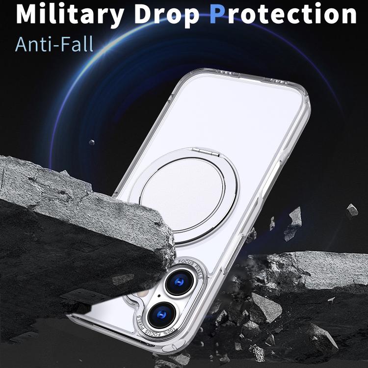 For iPhone 17 360-degree Rotating MagSafe Magnetic Holder Phone Case