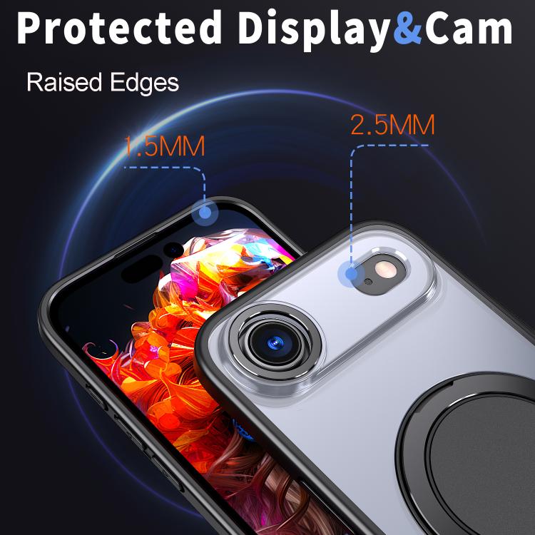 For iPhone Air 360-degree Rotating MagSafe Magnetic Holder Phone Case