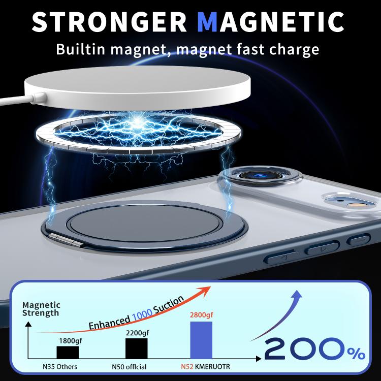 For iPhone Air 360-degree Rotating MagSafe Magnetic Holder Phone Case